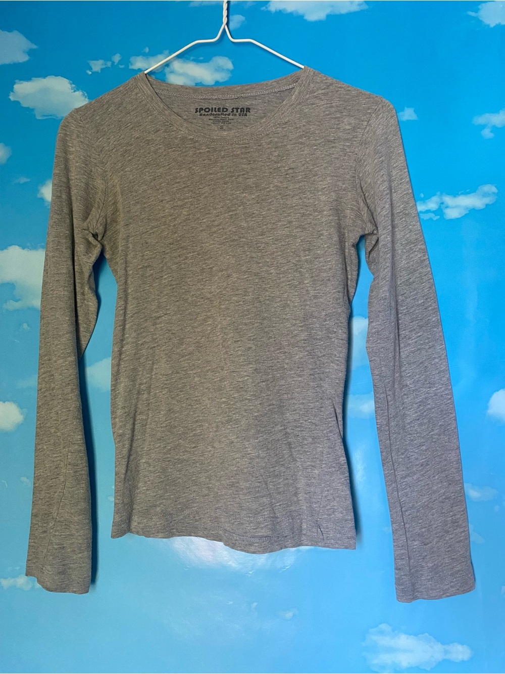 Spoiled Star Heather Gray Crewneck Tee